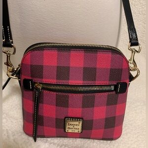 Dooney & Bourke Tucker Buffalo Plaid Domed Crossbody